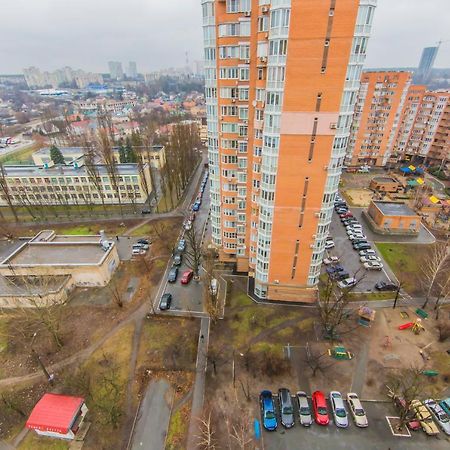 Уютная, Просторная Видовая Трехкомнатная Квартира Возле Метро Академгородок На 6 Мест Κίεβο Εξωτερικό φωτογραφία